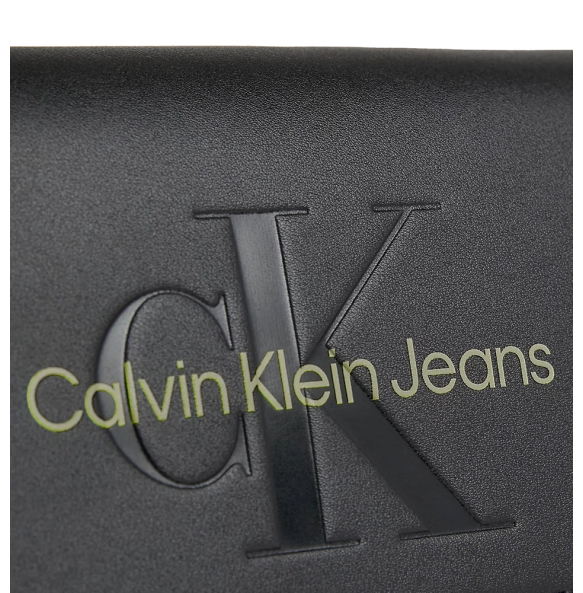 Τσάντα CALVIN KLEIN JEANS 11223 Sculpted Saddle Μαύρο