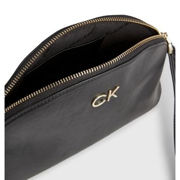 Τσάντα CALVIN KLEIN 11445 Re-Lock Small Crossbody Μαύρο