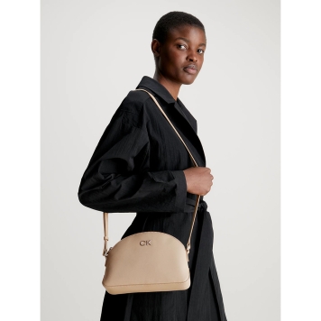 Τσάντα CALVIN KLEIN 11444 Re-Lock Medium Crossbody Μπεζ