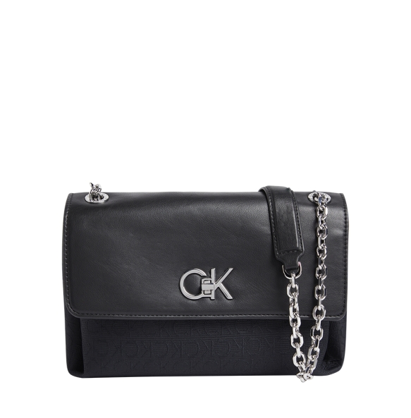 Τσάντα CALVIN KLEIN Re-Lock Convertible 11755 Μαύρο