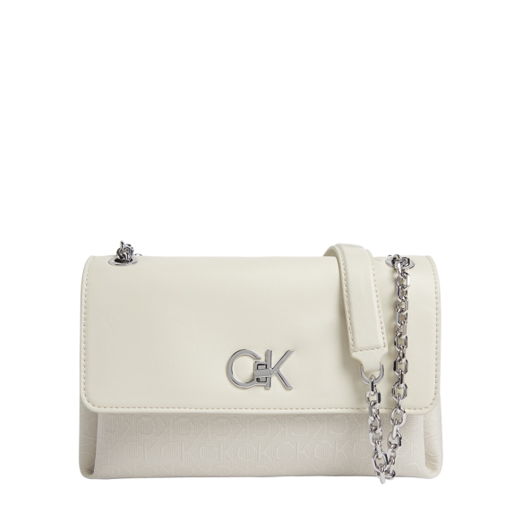 Τσάντα CALVIN KLEIN Re-Lock Convertible 11755 Μπεζ