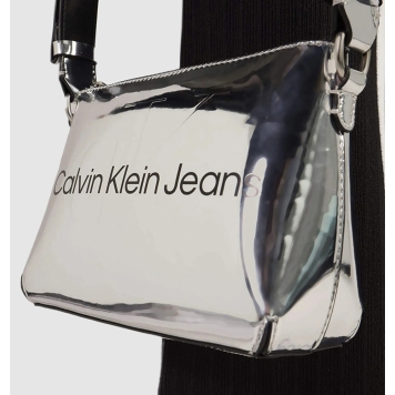 Τσάντα CALVIN KLEIN 11862 Camera Pouch Ασημί