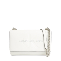 Τσάντα CALVIN KLEIN Sculpted Flap 11866 Λευκό