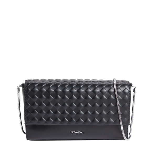 Φάκελος CALVIN KLEIN Quilted Crossbody 11990 Μαύρο Καπιτονε