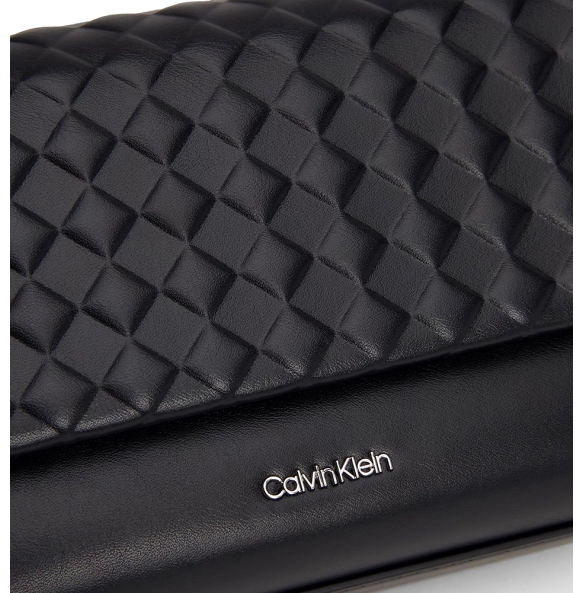 Φάκελος CALVIN KLEIN Quilted Crossbody 11990 Μαύρο Καπιτονε