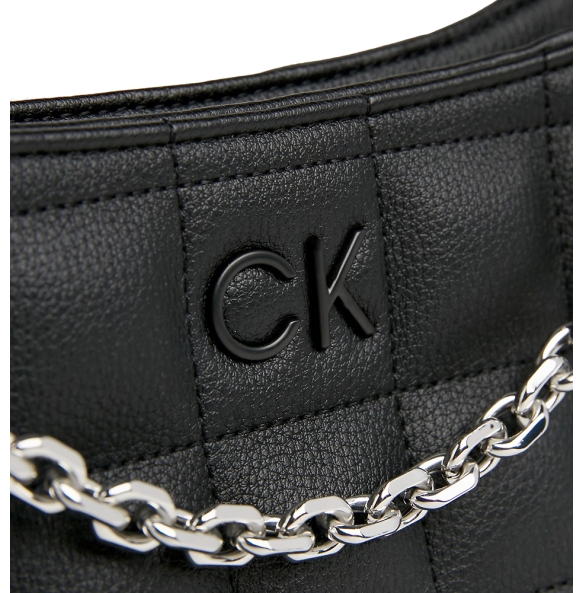 Τσάντα CALVIN KLEIN Quilted Chain 12017 Μαύρο