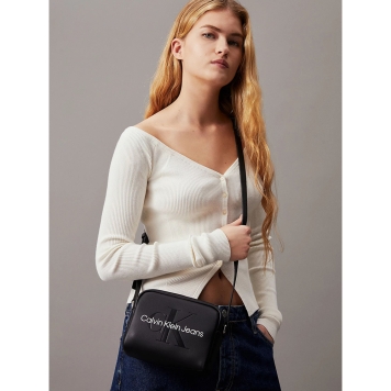 Τσάντα CALVIN KLEIN 12220 Camera Bag Mono Μαύρο