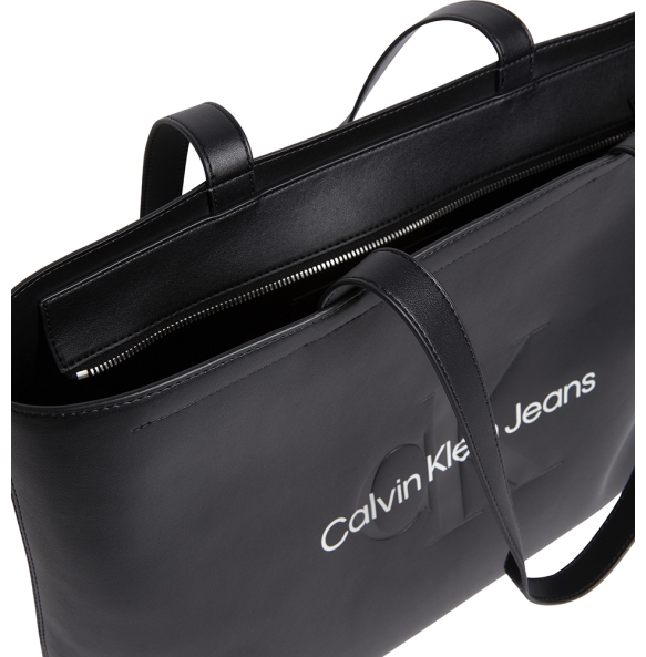 Τσάντα CALVIN KLEIN Sculpted Slim Tote 12222 Μαύρη