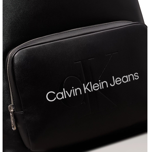  Τσάντα CALVIN KLEIN Sculpted Campus Round 12223 Μαύρο