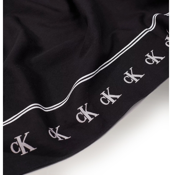 Φουλάρι CALVIN KLEIN Bold Logo 12325 Μαύρο