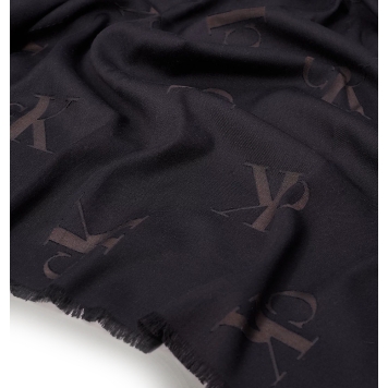 Πασμίνα CALVIN KLEIN AOP Graphic Stole 12326 Μαύρο