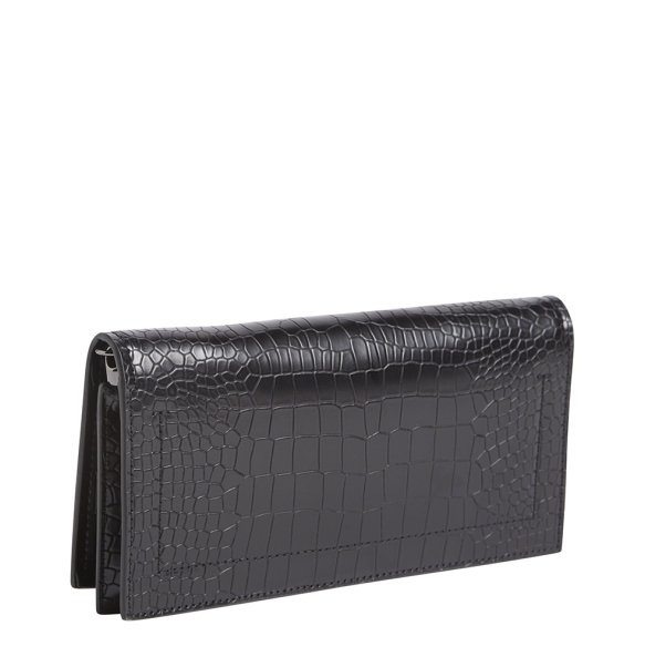 Τσάντα CALVIN KLEIN Mini Croc Effect Crossbody 12624 Μαύρο