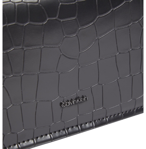 Τσάντα CALVIN KLEIN Mini Croc Effect Crossbody 12624 Μαύρο