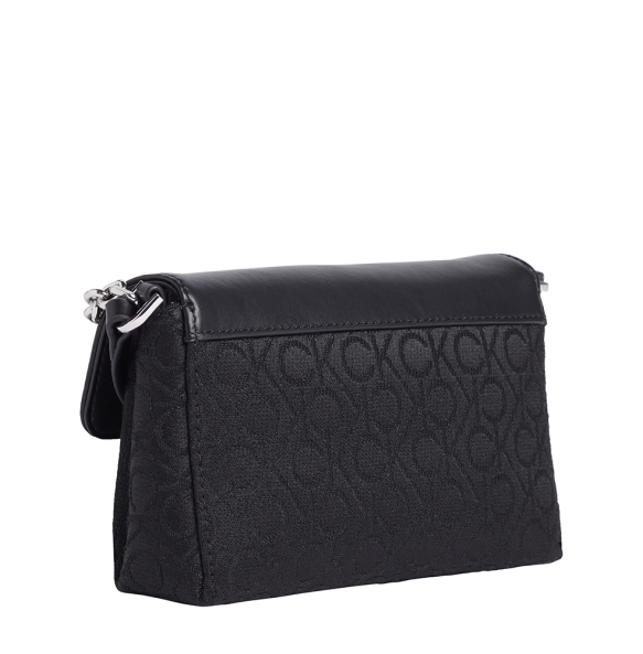 Τσάντα CALVIN KLEIN Re-Lock Mini jacquard 12642 Μαύρο