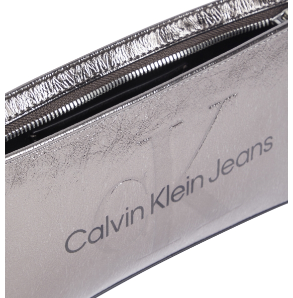 Τσάντα CALVIN KLEIN Metallic Shoulder Bag 12732 Ασημί