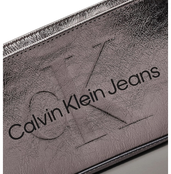 Τσάντα CALVIN KLEIN Metallic Shoulder Bag 12732 Ασημί