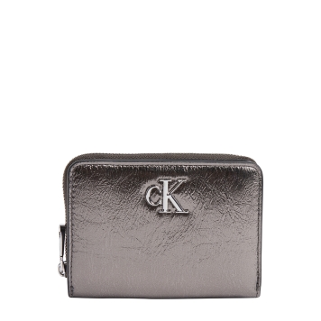 Πορτοφόλι CALVIN KLEIN 12745 Metallic Zip Around Wallet Μαύρο