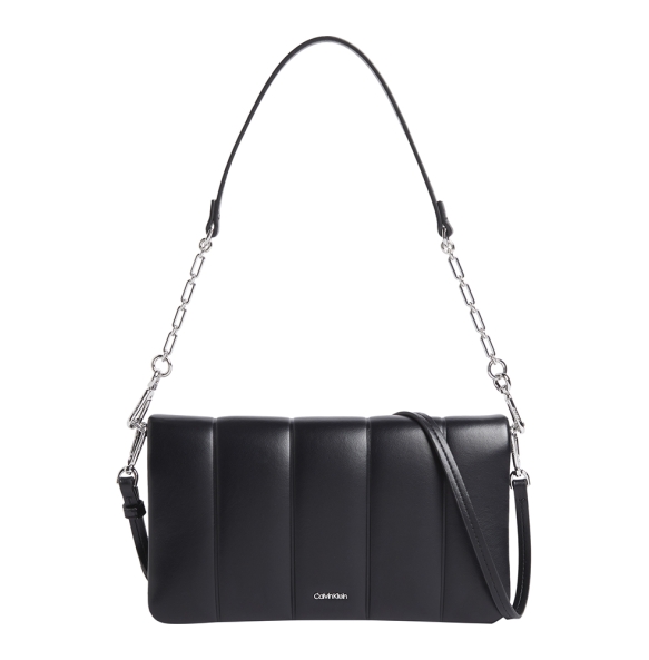 Γυναικεία τσάντα CALVIN KLEIN Quilted Crossbody Bag 12787 Μαύρο