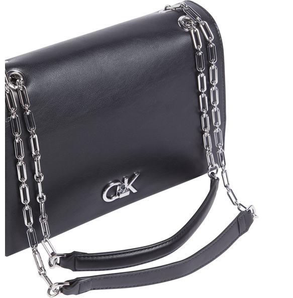 Τσάντα CALVIN KLEIN Convertible Shoulder Bag 12810 Μαύρο