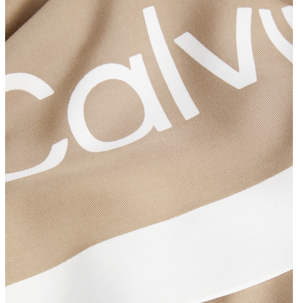 Φουλάρι CALVIN KLEIN Logo Wash Tencel 12882 Μπεζ