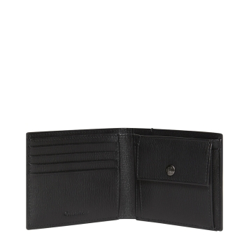 Πορτοφόλι CALVIN KLEIN Saffiano Billfold Coin 1072G Μαύρο