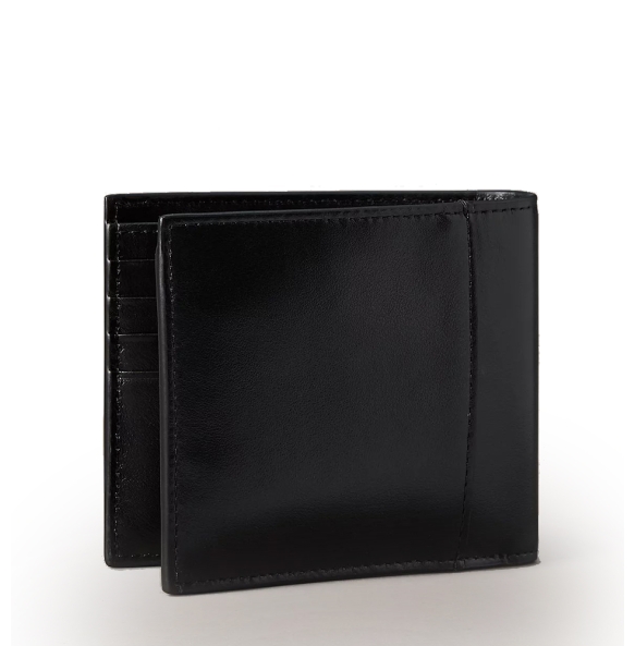 Πορτοφόλι CALVIN KLEIN Raised Full Grain Leather Wallet 1163G Μαύρο