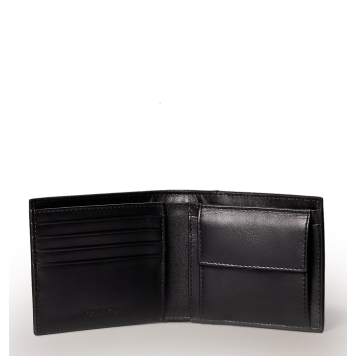 Πορτοφόλι CALVIN KLEIN Raised Full Grain Leather Wallet 1163G Μαύρο