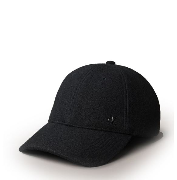 Καπέλο CALVIN KLEIN Felt Metal Plaque Cap 5054G Μαύρο