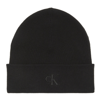 Σκουφάκι Calvin Klein Fine Rib Beanie 8020G Μαύρο