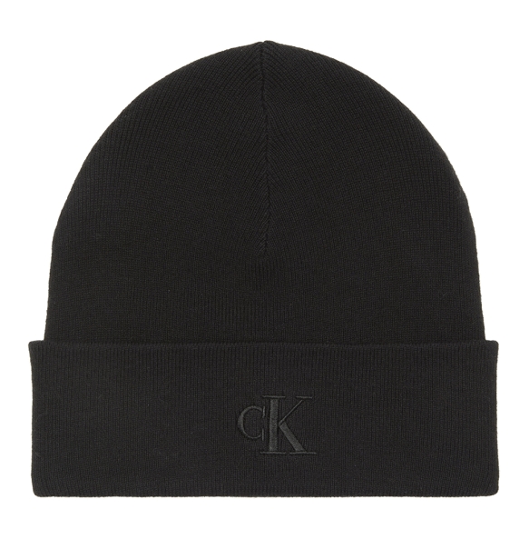 Σκουφάκι Calvin Klein Fine Rib Beanie 8020G Μαύρο