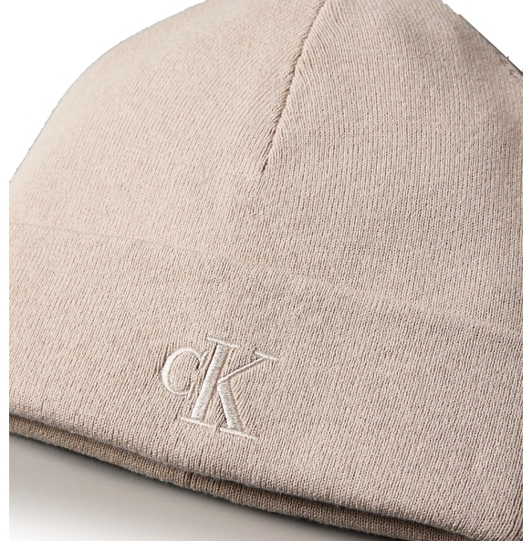 Σκουφάκι Calvin Klein Fine Rib Beanie 8020G Μπεζ