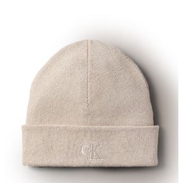 Σκουφάκι Calvin Klein Fine Rib Beanie 8020G Μπεζ