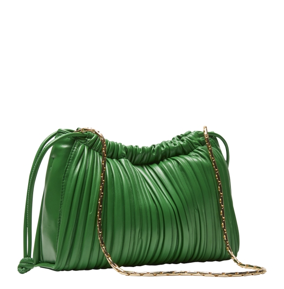 Γυναικεία τσάντα CALVIN KLEIN Drawstring Plisse 3076G Πράσινο