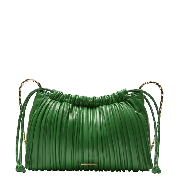 Γυναικεία τσάντα CALVIN KLEIN Drawstring Plisse 3076G Πράσινο