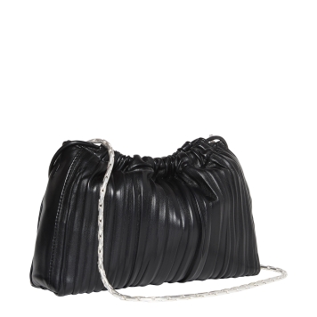 Γυναικεία τσάντα CALVIN KLEIN Drawstring Plisse 3076G Μαύρο