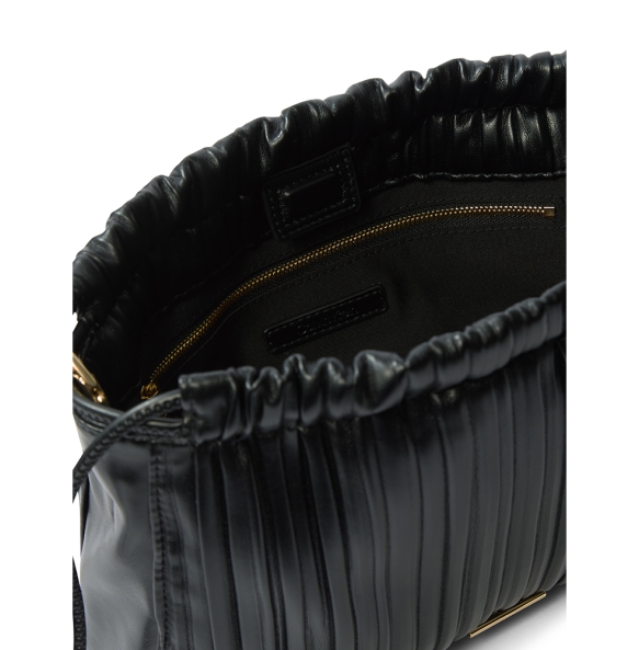 Γυναικεία τσάντα CALVIN KLEIN Drawstring Plisse 3076G Μαύρο