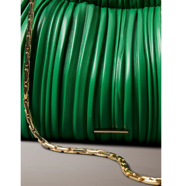 Γυναικεία τσάντα CALVIN KLEIN Drawstring Plisse 3076G Πράσινο