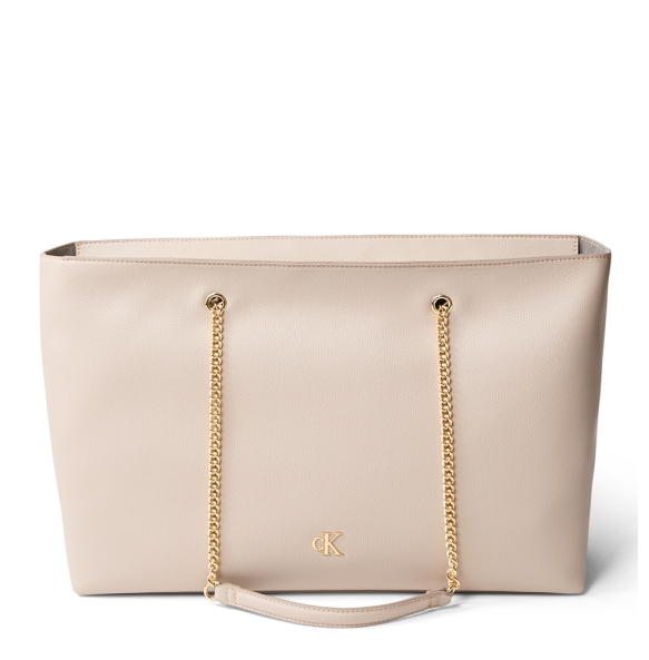 Γυναικεία τσάντα CALVIN KLEIN Minimal Monogram Tote 3204G Μπεζ