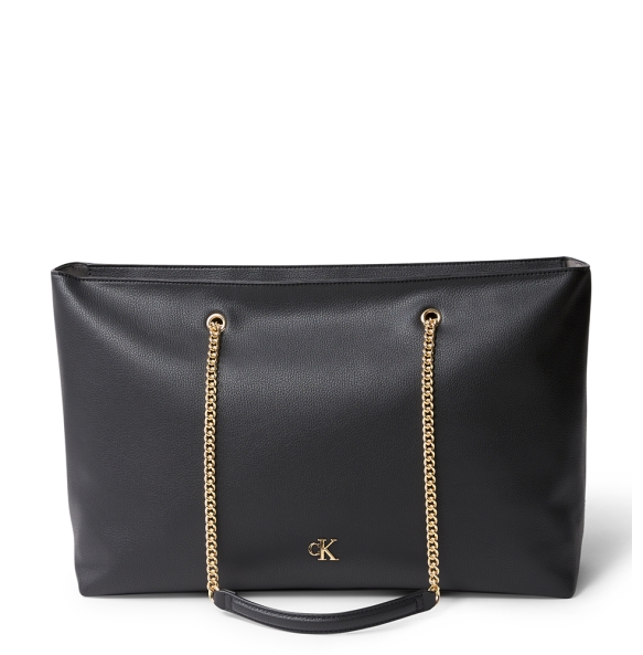 Γυναικεία τσάντα CALVIN KLEIN Minimal Monogram Tote 3204G Μαύρο