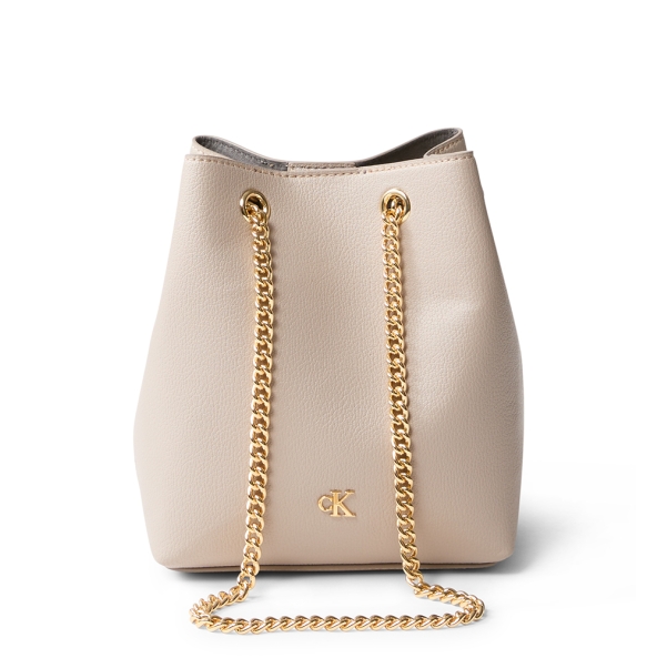 Γυναικεία τσάντα CALVIN KLEIN Minimal Monogram 3214G Μπεζ