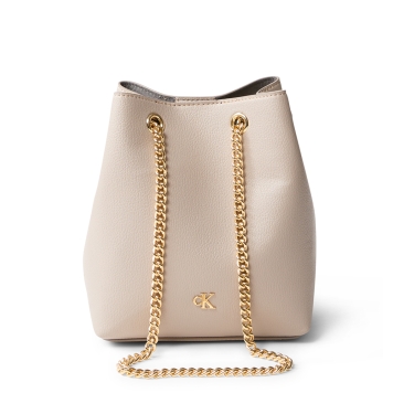 Γυναικεία τσάντα CALVIN KLEIN Minimal Monogram 3214G Μπεζ