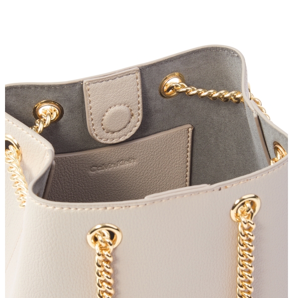 Γυναικεία τσάντα CALVIN KLEIN Minimal Monogram 3214G Μπεζ