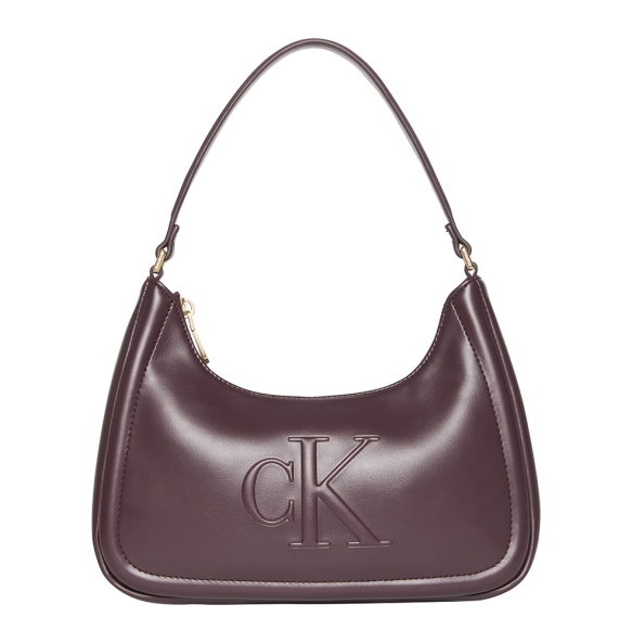 Γυναικεία τσάντα CALVIN KLEIN Raised Shoulder Bag 3230G Καφέ
