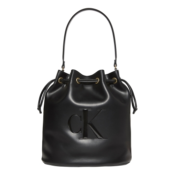Γυναικεία τσάντα CALVIN KLEIN Raised Large Bucket Bag 3232G Μαύρο