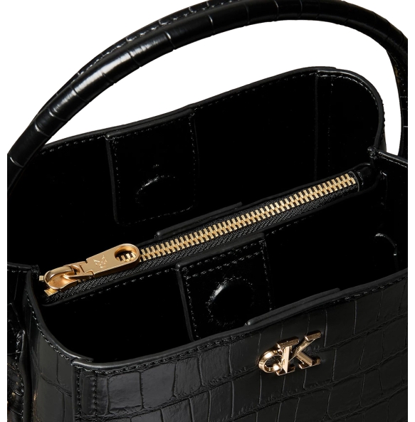 Γυναικεία τσάντα CALVIN KLEIN Croc Bucket 3286G Μαύρο
