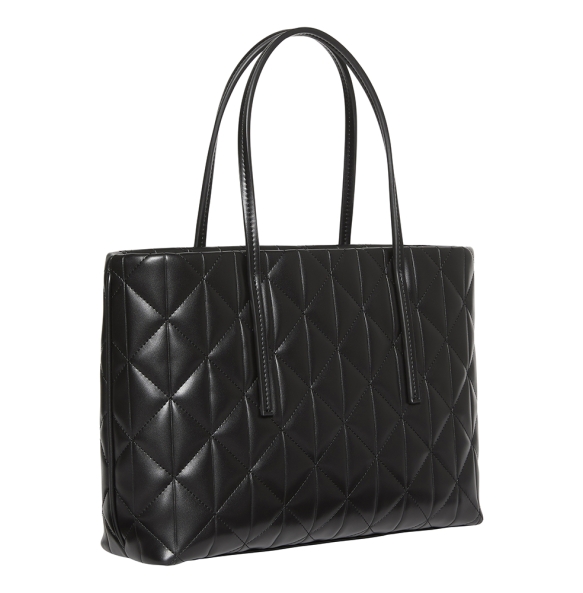 Τσάντα CALVIN KLEIN Quilted Small Tote 3325G Μαύρο Τσάντα CALVIN KLEIN Quilted Small Tote 3325G Μαύρο