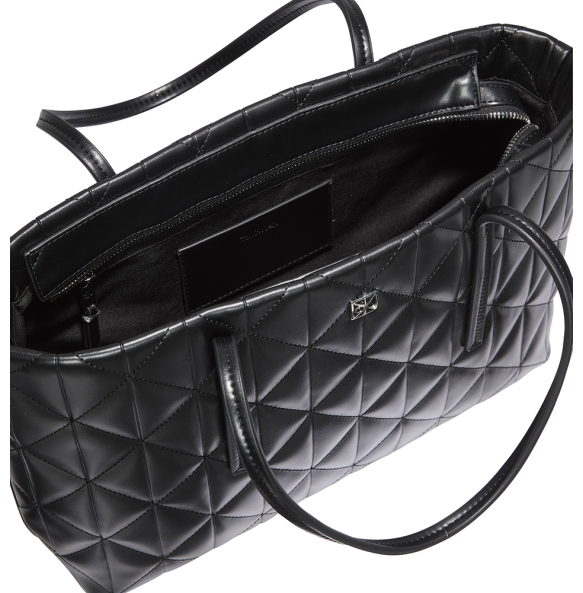 Τσάντα CALVIN KLEIN Quilted Small Tote 3325G Μαύρο Τσάντα CALVIN KLEIN Quilted Small Tote 3325G Μαύρο