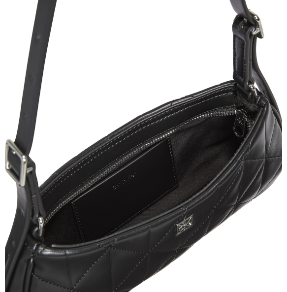 Γυναικεία τσάντα CALVIN KLEIN Quilted Shoulder Bag 3327G Μαύρο Γυναικεία τσάντα CALVIN KLEIN Quilted Shoulder Bag 3327G Μαύρο