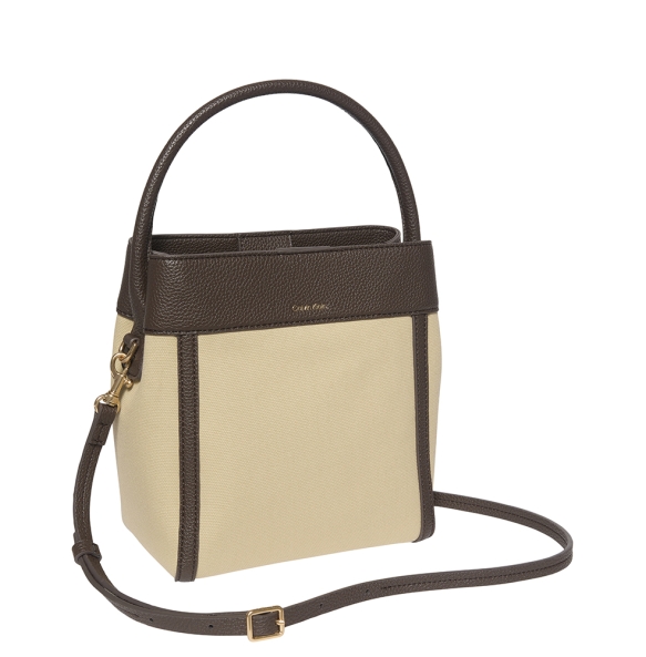 Γυναικεία τσάντα CALVIN KLEIN Canvas Bucket 3348G Μπεζ