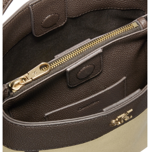 Γυναικεία τσάντα CALVIN KLEIN Canvas Bucket 3348G Μπεζ
